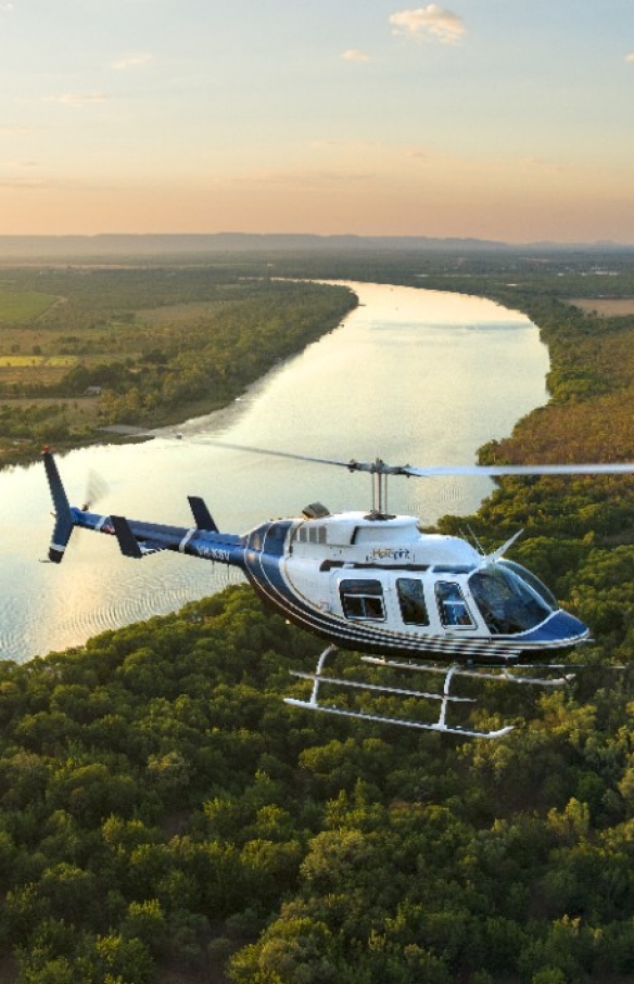 HeliSpirit, aventure de pêche en hélicoptère, les Kimberley, Australie Occidentale © HeliSpirit