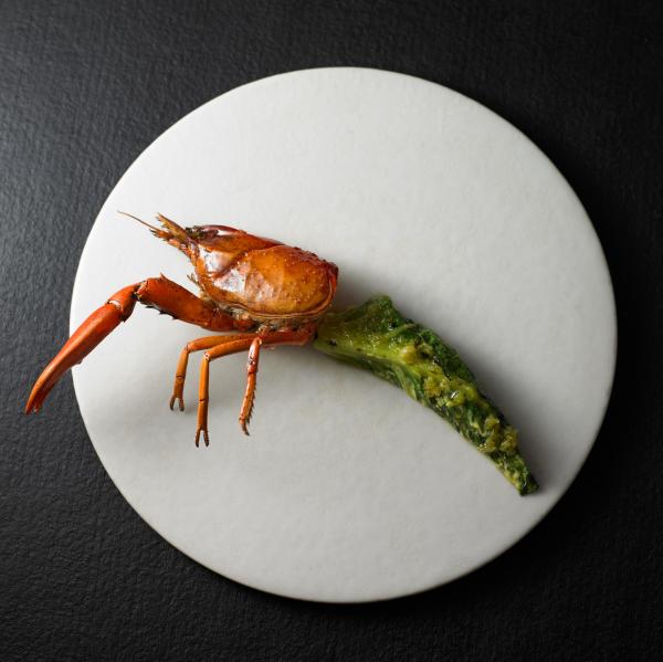 Écrevisse grillée et citron vert au restaurant Attica à Melbourne © Colin Page/Attica