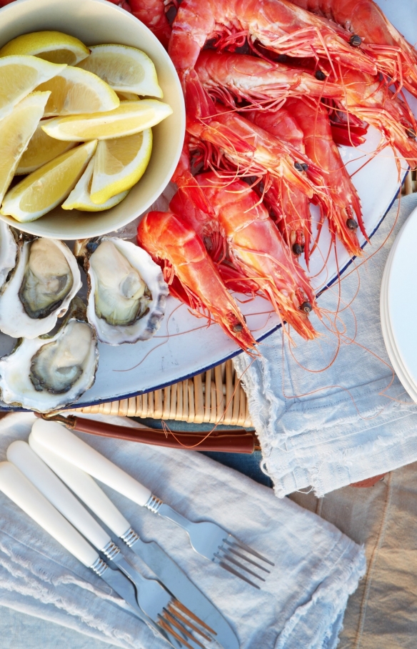 Plateau de poissons et fruits de mer, NSW © Destination NSW