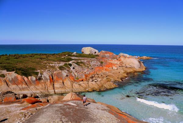 Bay of Fires, côte est, TAS © Great Walks of Australia