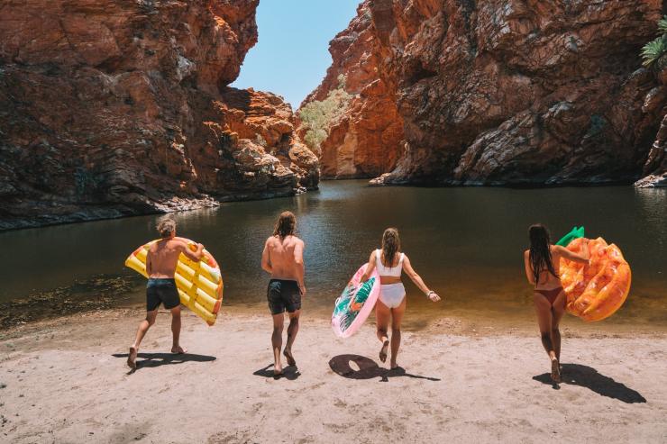 Ellery Creek Big Hole, West MacDonnell Ranges, NT © Tourism NT/Salty Aura 2021