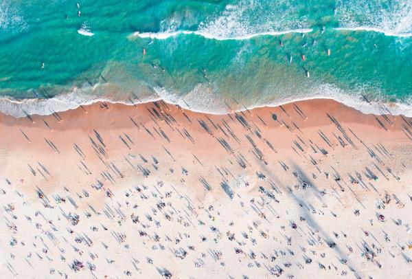 Pemandangan udara Bondi Beach di Sydney © Adam Krowitz