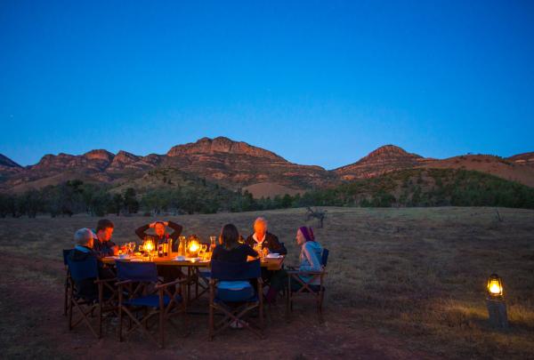 The Arkaba Walk, Black's Gap Camp, Flinders Ranges, SA © Wild Bush Luxury / Great Walks of Australia