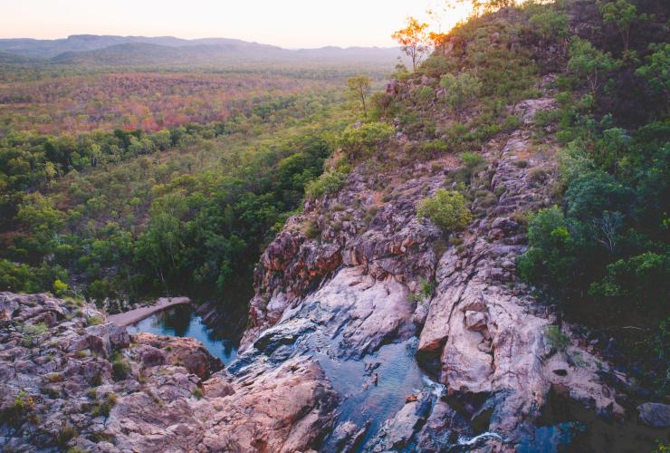 Gunlom Falls, Kakadu National Park, NT © Tourism NT, Salty Wings