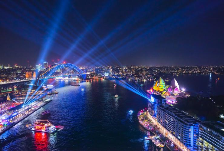 Vivid Sydney, Sydney, New South Wales © Destination NSW Vivid Sydney, Sydney, New South Wales © Destination NSW