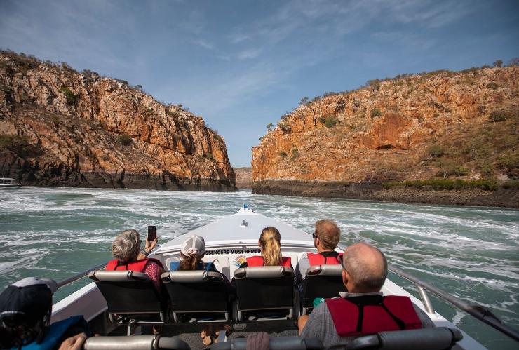 Motoscafo in una cascata, Horizontal Falls, Kimberley, Western Australia © Tourism Australia