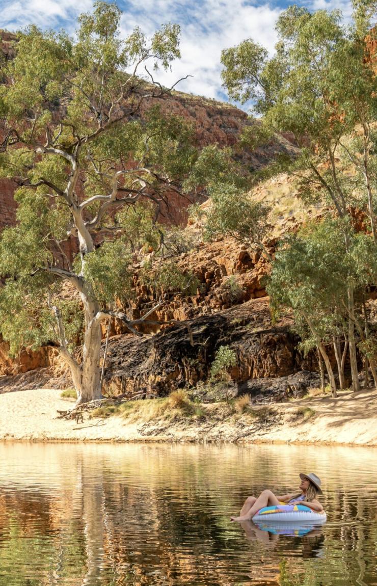 Ormiston Gorge, West MacDonnell Ranges, Northern Territory © Tourism NT/Mark Fitzpatrick  Ormiston Gorge, West MacDonnell Ranges, Northern Territory © Tourism NT/Mark Fitzpatrick