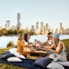 Picnic a Kangaroo Point, Brisbane, Queensland © Brisbane Marketing