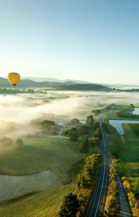 Giro in mongolfiera sulla Yarra Valley, Victoria © Visit Victoria