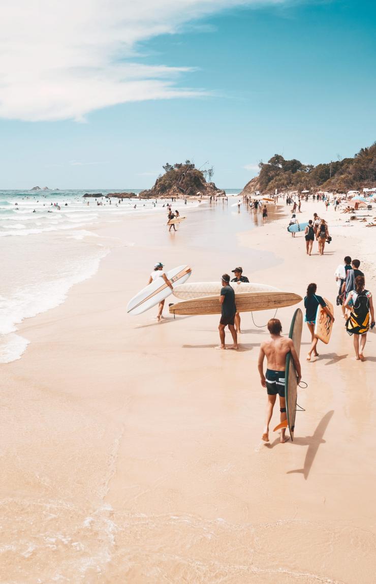 ニュー・サウス・ウェールズ州、バイロン・ベイ、ザ・パス © Tourism Australia