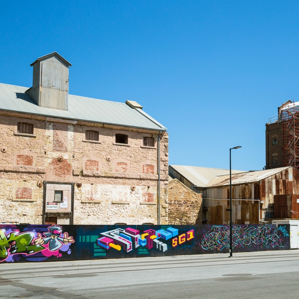 ポート・アデレードのストリート・アート © Josie Withers/South Australian Tourism Commission