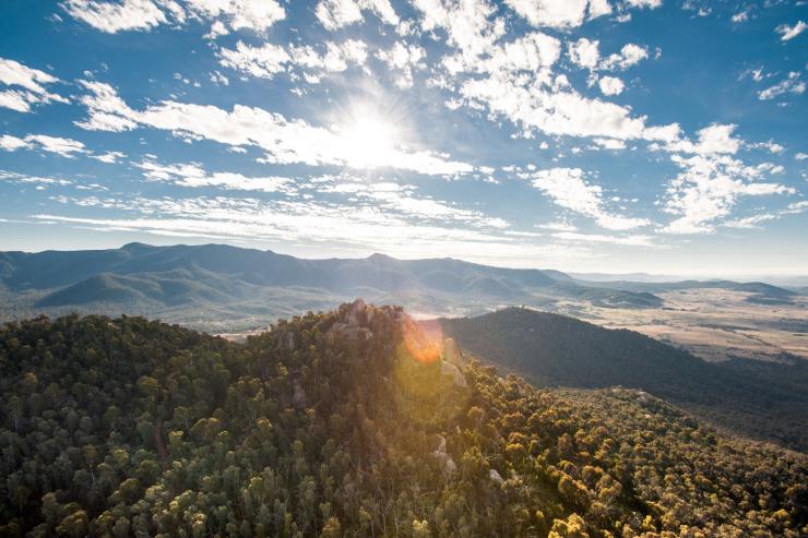 オーストラリア首都特別地域、ティドビンビラ、ジブラルタル・ピーク © VisitCanberra