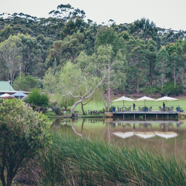 西オーストラリア州、デンマーク、 ザ・レイク・ハウス © Krystal Guille, The Lake House Denmark