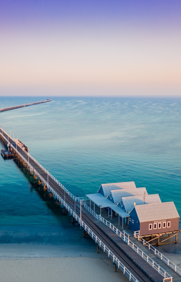 西オーストラリア州、バッセルトン桟橋 © Tourism Western Australia および @ospreycreative