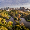 王立植物園の上空からの眺め © Visit Victoria