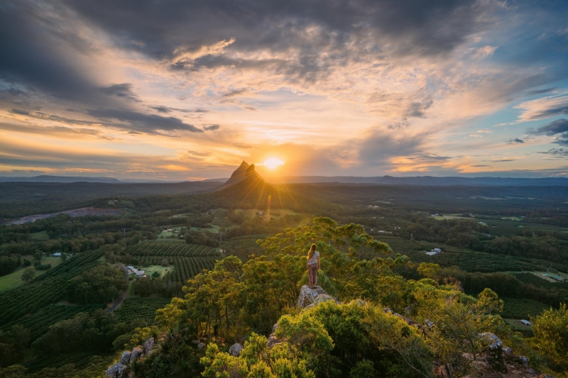 Glass House Mountains, Sunshine Coast, QLD © Tourism and Events Queensland Glass House Mountains, Sunshine Coast, QLD © Tourism and Events Queensland