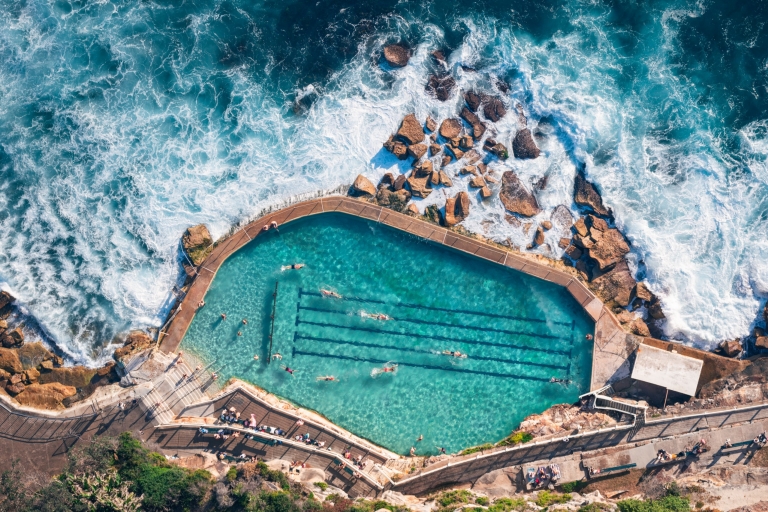 Nhà tắm Bronte, Bãi biển Bronte, Sydney, Du lịch Úc NSW © 
