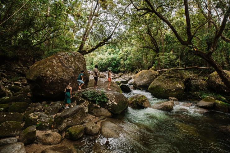 Nhóm tham gia trải nghiệm © Dreamtime Walk có hướng dẫn viên Du lịch và Sự kiện Queensland Nhóm tham gia trải nghiệm © Dreamtime Walk có hướng dẫn viên Du lịch và Sự kiện Queensland