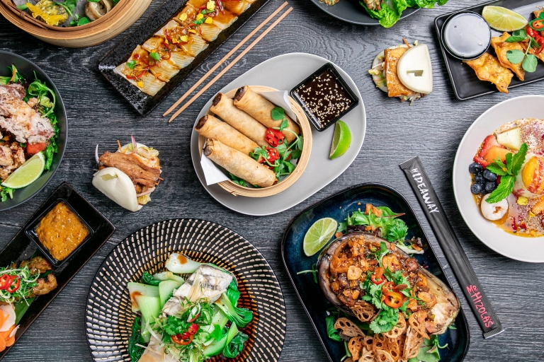 Các món ăn tại Hideaway Kitchen and Bar trên Gold Coast © Destination Gold Coast Các món ăn tại Hideaway Kitchen and Bar trên Gold Coast © Destination Gold Coast