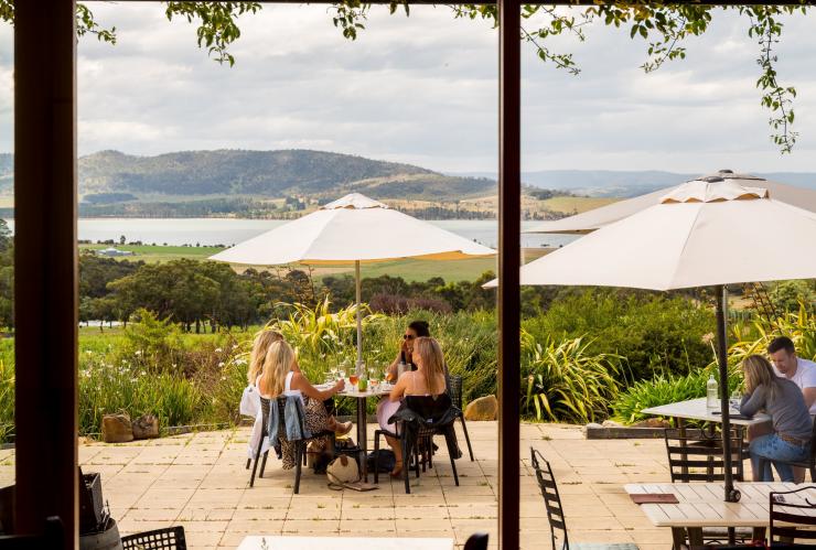Những người bạn trên sân tại Vườn nho Thung lũng Coal gần Hobart © Alastair Bett Những người bạn trên sân tại Vườn nho Thung lũng Coal gần Hobart © Alastair Bett
