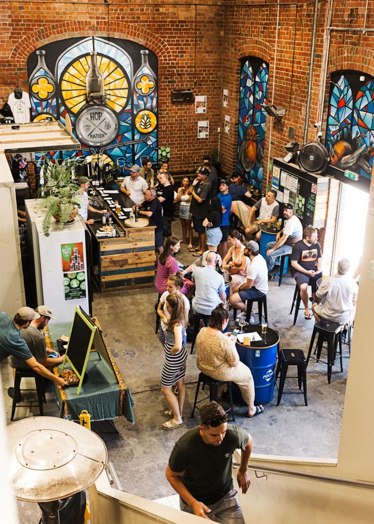Ảnh chụp nội thất của Hop Nation trong Footscray © Hop Nation Ảnh chụp nội thất của Hop Nation trong Footscray © Hop Nation
