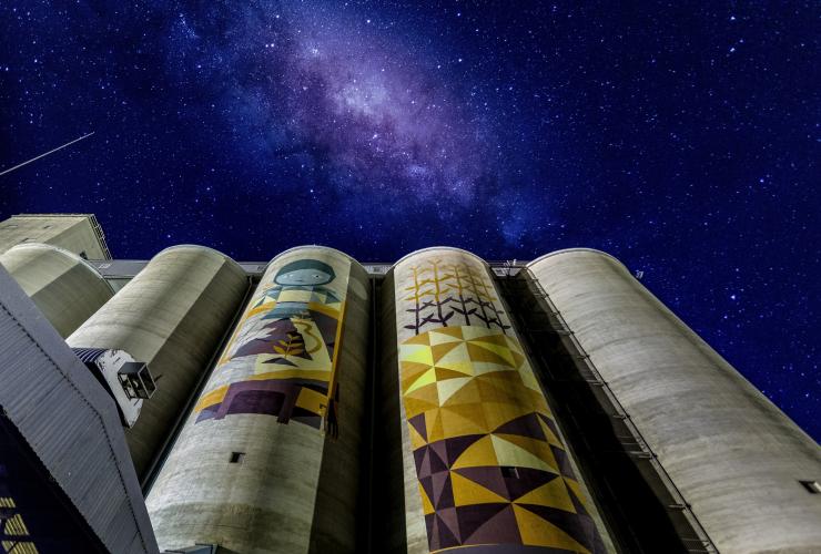 Đường mòn silo công cộng, Merredin, WA © Bewley Shaylor Đường mòn silo công cộng, Merredin, WA © Bewley Shaylor