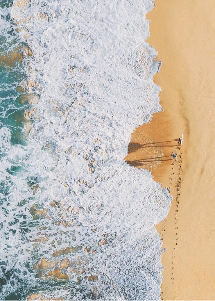 Trên không của những người lướt sóng tại Palm Beach gần Sydney © Adam Krowitz Trên không của những người lướt sóng tại Palm Beach gần Sydney © Adam Krowitz