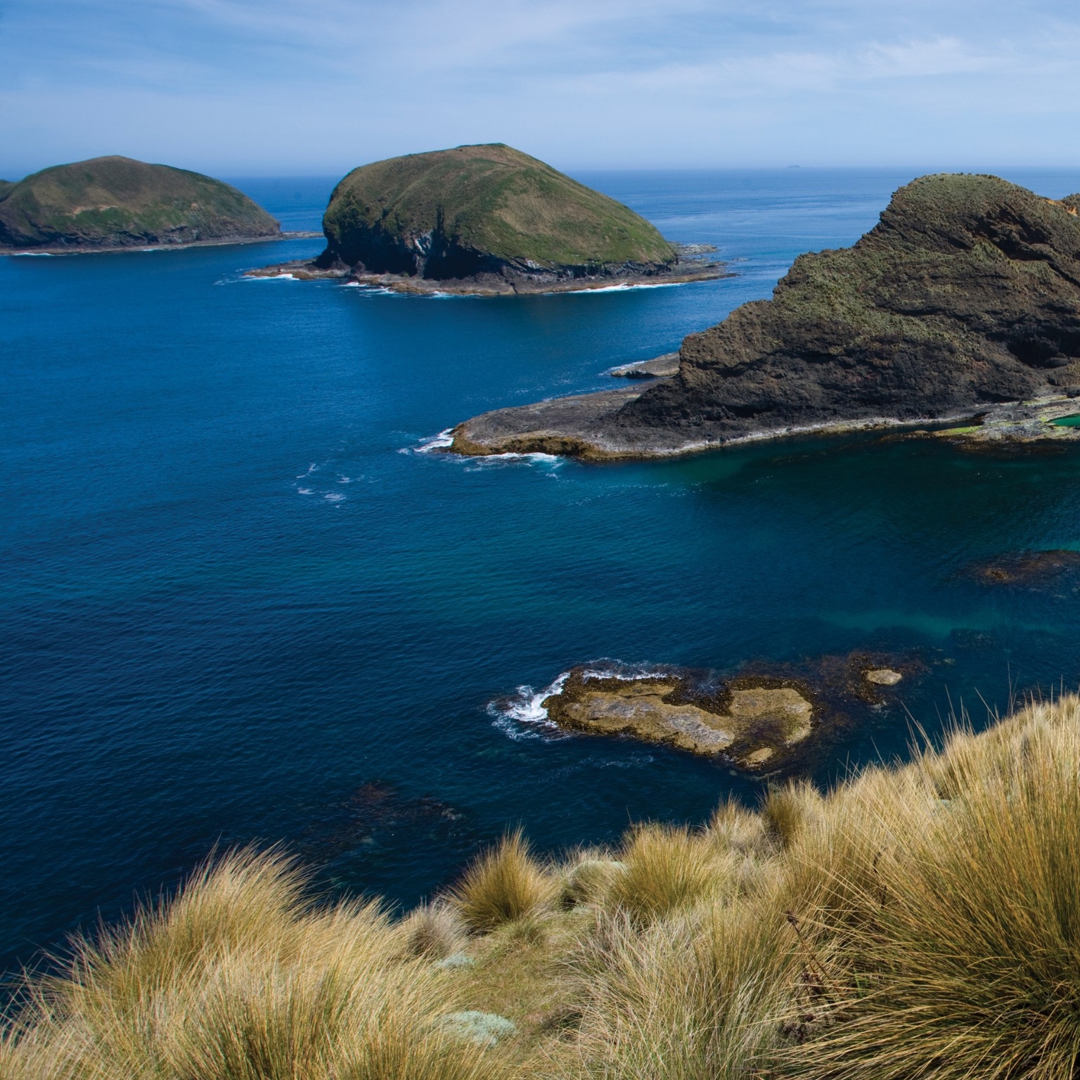 格津角半島（Cape Grim Peninsula）高空景致©塔斯曼尼亞旅遊局和 Kraig Carlstrom