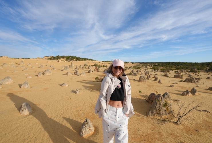 Christy Leung at The Pinnacles, Nambung National Park, Western Australia © Christy Leung Christy Leung at The Pinnacles, Nambung National Park, Western Australia © Christy Leung