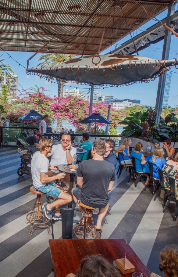 昆士蘭（QLD）布里斯本的南岸啤酒花園（Southbank Beer Garden）©南岸啤酒花園