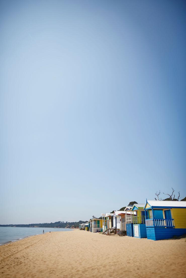 Bathing Boxes, Mount Martha, Victoria © Mornington Peninsula Regional Tourism