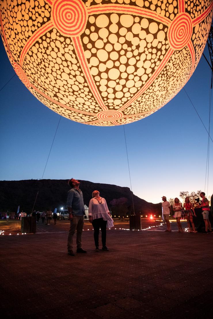 Parrtjima, Alice Springs, Northern Territory © Tourism NT/KWP!