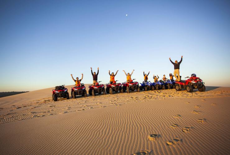 Sand Dune Adventures, Stockton Beach, Port Stephens, New South Wales © Tourism Australia