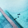 Birds' eye view, Jetty, Heron Island, QLD © James Vodicka