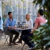  Friends having brunch at Three Blue Ducks, Rosebery New South Wales © Destination NSW