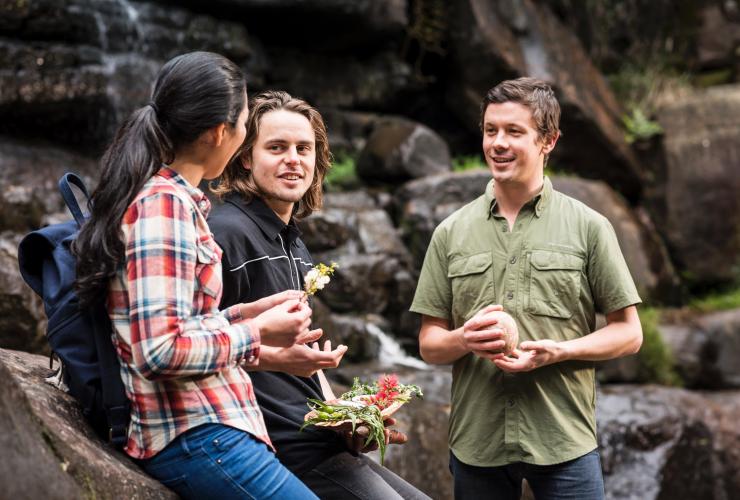 Aboriginal Guided Tour, Splitters Falls, VIC © Rob Blackburn