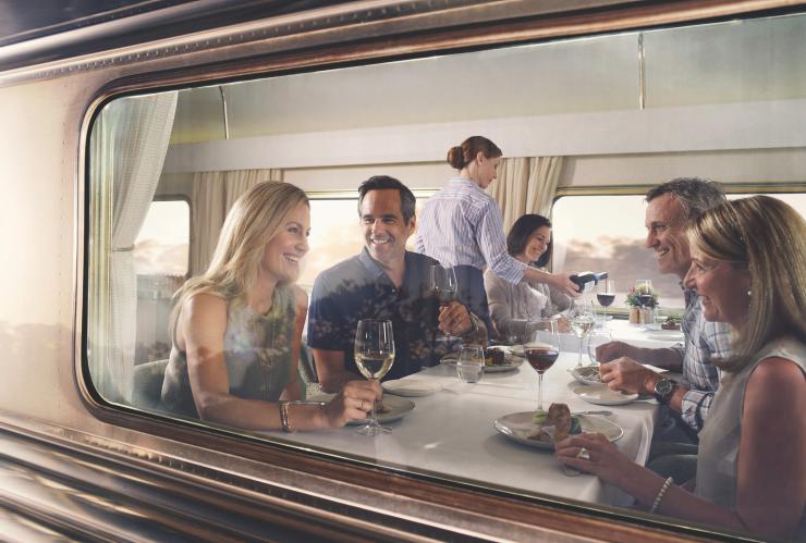 Platinum Club Dining, The Ghan © Journey Beyond
