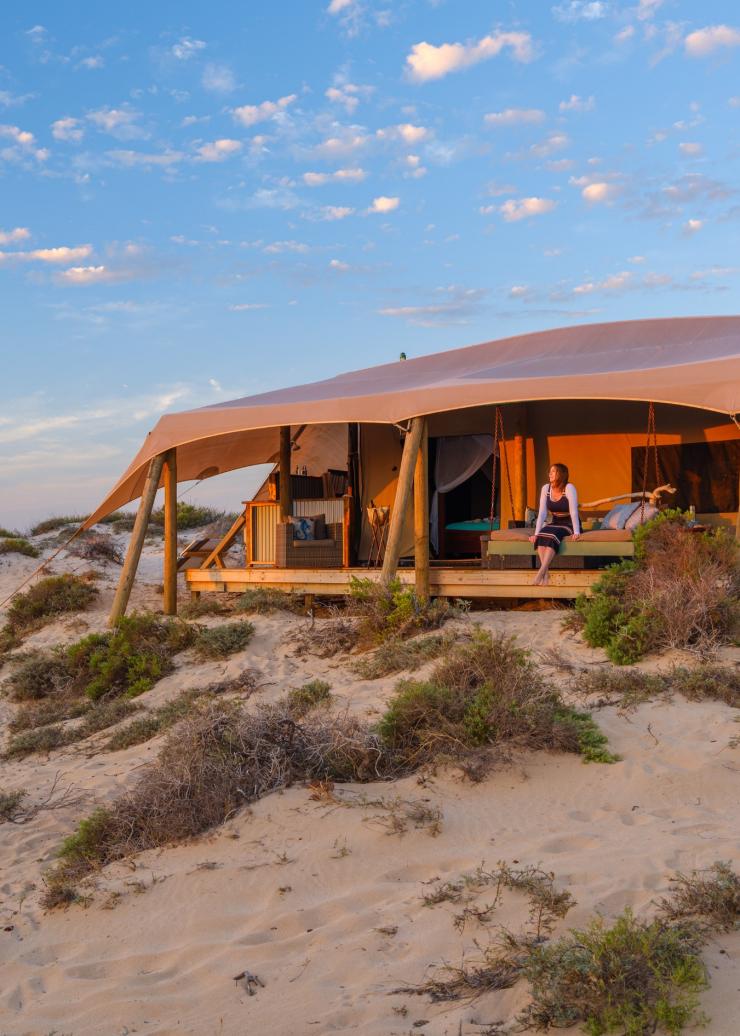 Accommodation at Sal Salis, Ningaloo Reef, WA © Tourism Western Australia