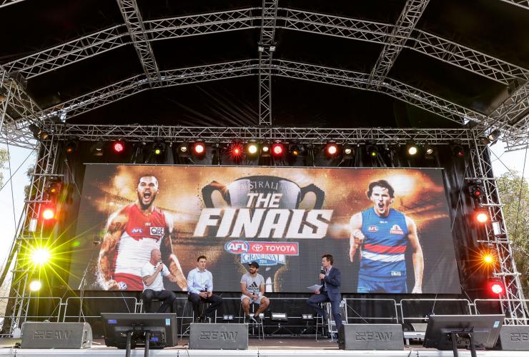 AFL Grand Final Live Site, Melbourne, Victoria © AFL Media