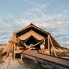 Couple walking through the beautifully appointed lounge area of Southern Ocean Lodge, Kangaroo Island, South Australia © South Australian Tourism Commission