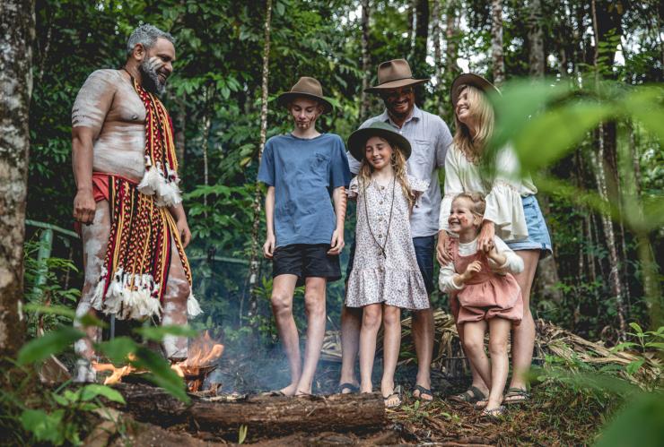 Rainforestation Nature Park, Pamagirri Aboriginal Experience, Kuranda, Queensland © Tourism and Events Queensland