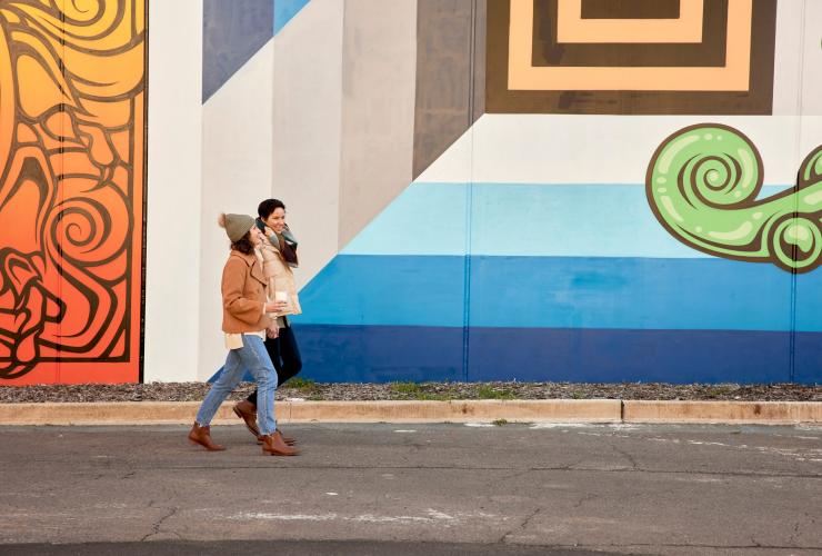 Murs de graffitis, Braddon, Canberra, Territoire de la Capitale Australienne © VisitCanberra