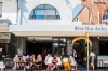 Avocado and poached eggs on toast at Three Blue Ducks, Bronte, New South Wales © Destination NSW