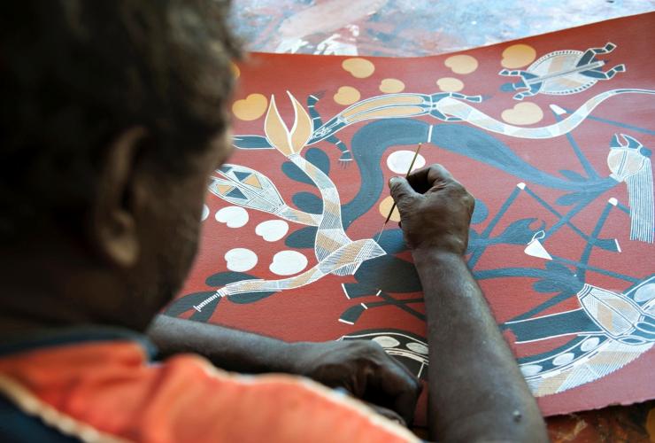 Lords Safaris per Kakadu e Arnhemland, Injalak Arts and Craft, Gunbalanya, Northern Territory © Lords Kakadu and Arnhemland Safaris
