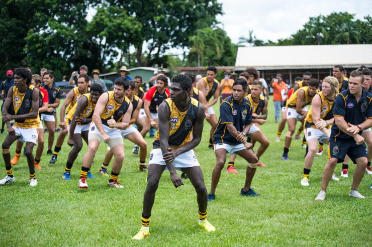 Tiwi Islands Grand Final and Art Sale, Tiwi Islands, Northern Territory © Tourism NT/Shaana McNaught