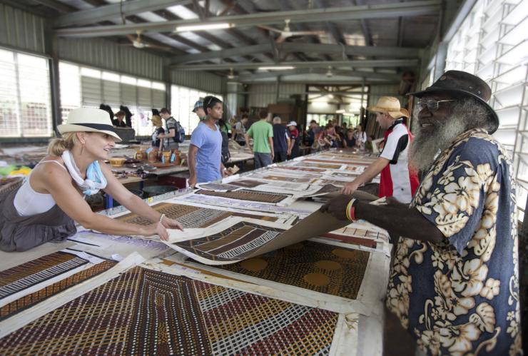 Tiwi Island Grand Final and Art sale, Tiwi Islands, Northern Territory © Peter Eve/Tourism NT