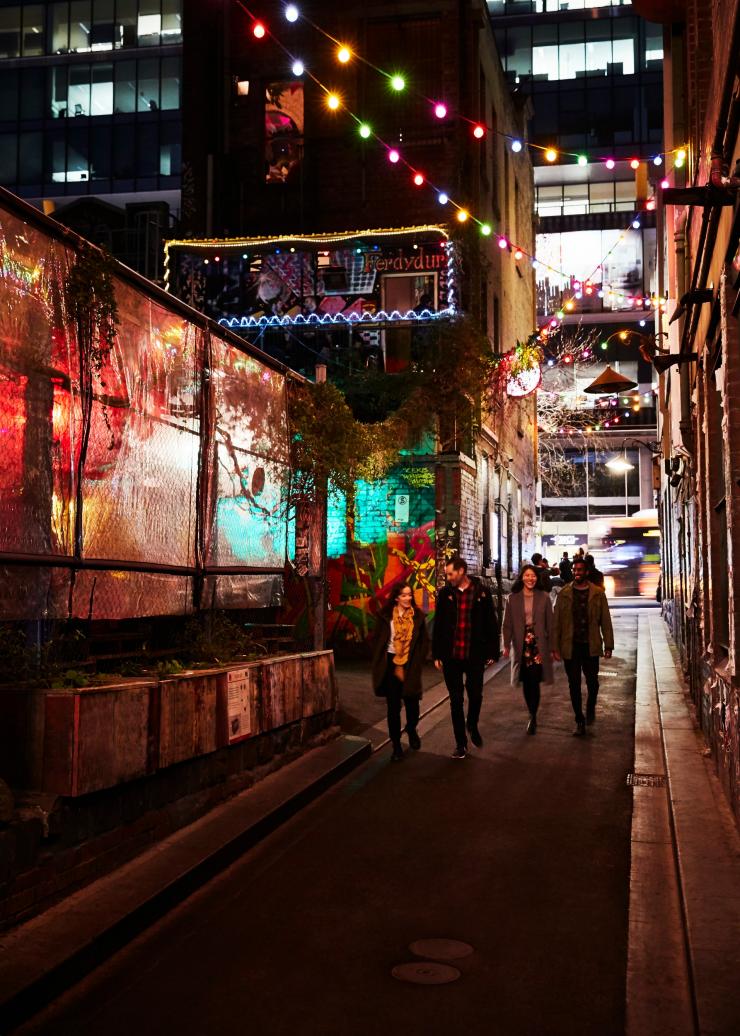 Section 8 Bar, Tattersalls Laneway, Melbourne, Victoria © Visit Victoria