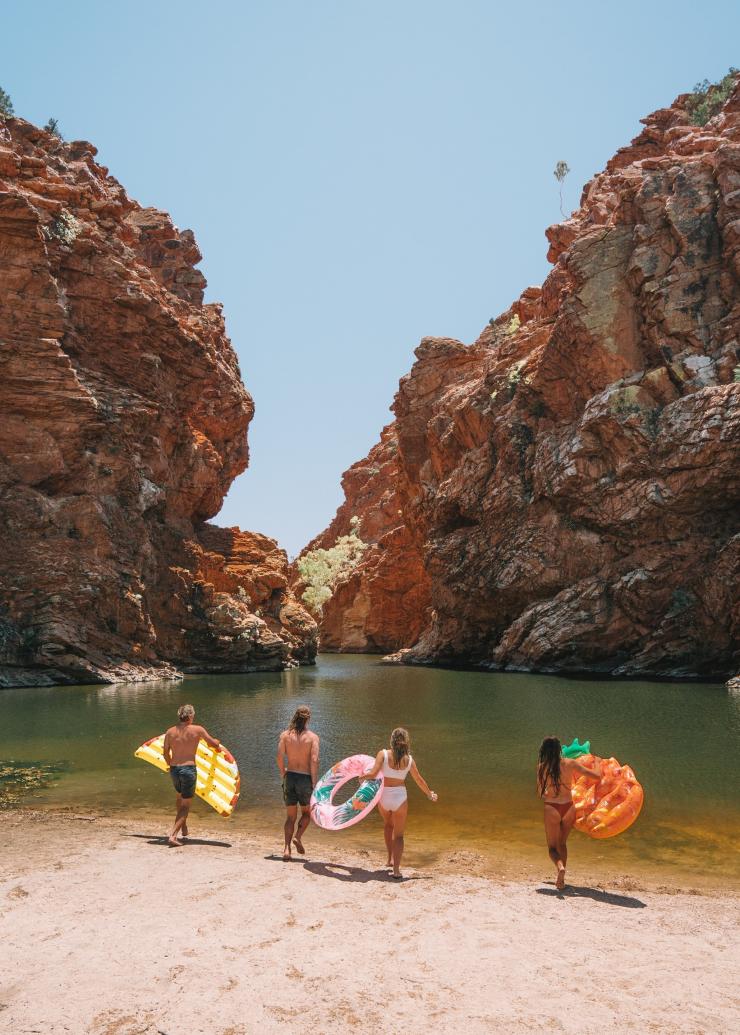 Ellery Creek Big Hole, West MacDonnell Ranges, Northern Territory © Tourism NT/Salty Aura