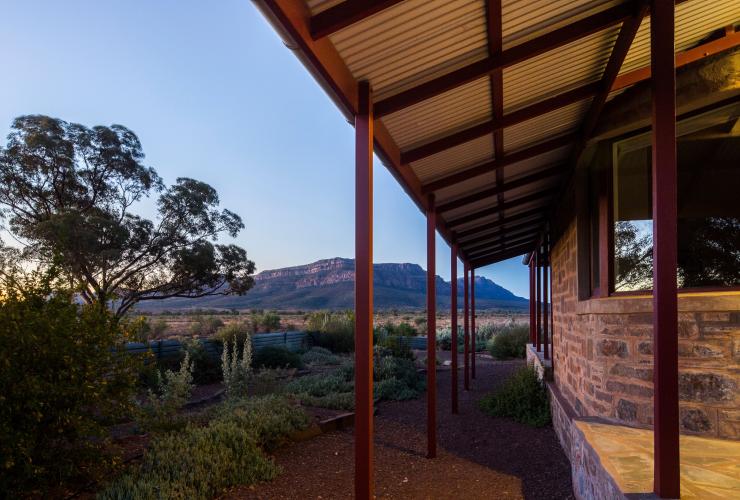 Tenuta della Rawnsley Park Station e viste circostanti sulle suggestive Flinders Ranges, South Australia © Rawnsley Park Station