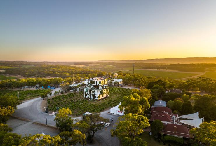 d'Arenberg Cube, Fleurieu Peninsula, South Australia © Tourism Australia